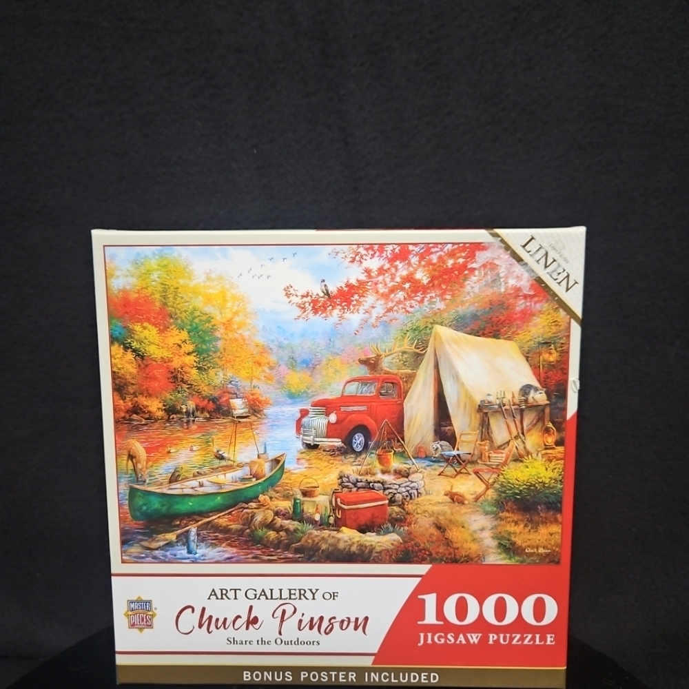 Master‎ Pieces Chuck Pinson Gallery Share the Outdoors 1000 Piece Jigsaw Puzzle